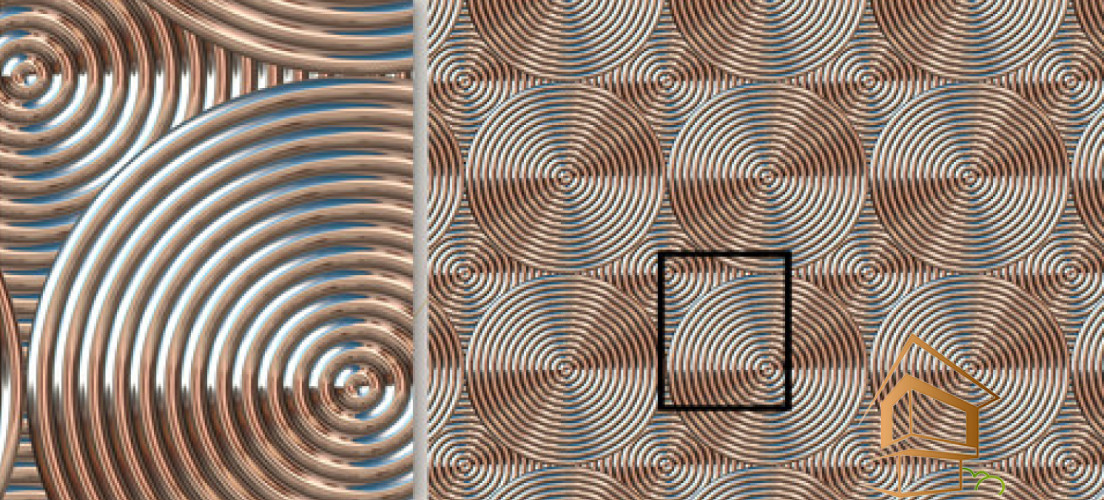 Натяжной потолок с фотопечатью Текстуры-металл 008 -  - 