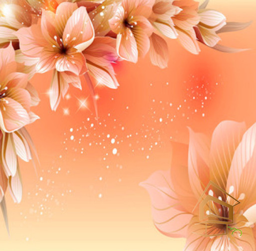 Натяжной потолок с фотопечатью Цветы 309 -  -