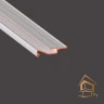 Профиль для натяжных потолков Flexy FINISH 01, не крашенный, 2 м
