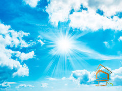 Натяжной потолок с фотопечатью Небо 068