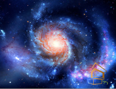 Натяжной потолок с фотопечатью Космос 105