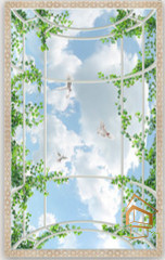 Натяжной потолок с фотопечатью Небо и объекты 013