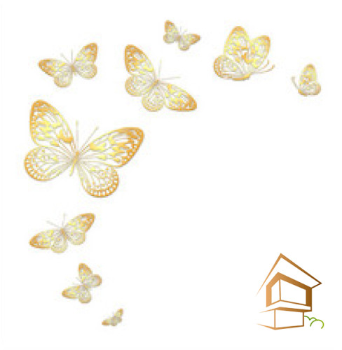 Натяжной потолок с фотопечатью Бабочки 078 -  - 