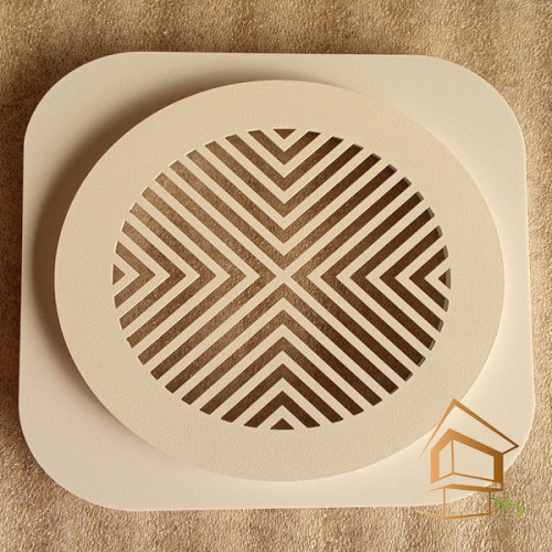 Магнитная вент решетка белая (ревизионная) 100 мм