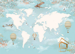 Натяжной потолок с фотопечатью Детский ART 047