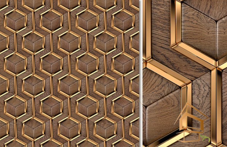 Натяжной потолок с фотопечатью Текстуры-3D 013 - -