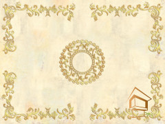 Натяжной потолок с фотопечатью орнаменты и узоры 085