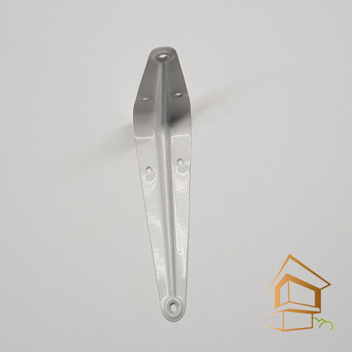 Кронштейн мебельный 75х100 белый (3/4) - -