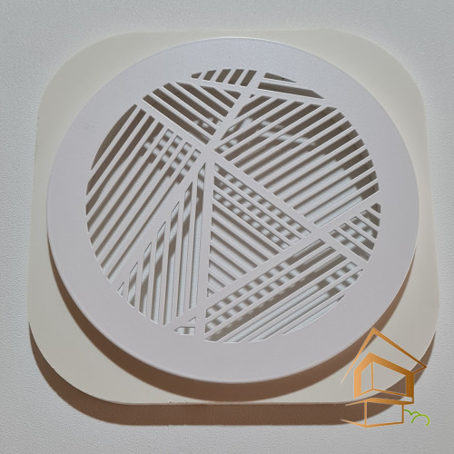 Магнитная вент решетка белая (ревизионная) 125 мм - -