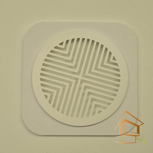 Магнитная вент решетка белая (ревизионная) 125 мм - -