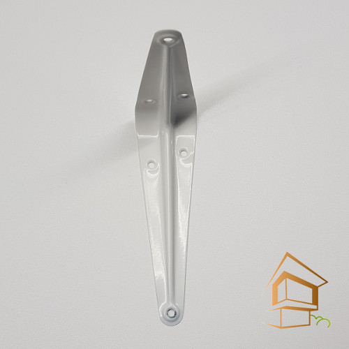 Кронштейн мебельный 100х125 белый (4/5) - -