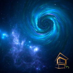 Натяжной потолок с фотопечатью Космос 109