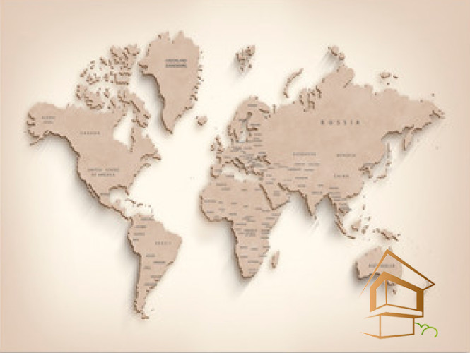 Натяжной потолок с фотопечатью Карты 032 - -