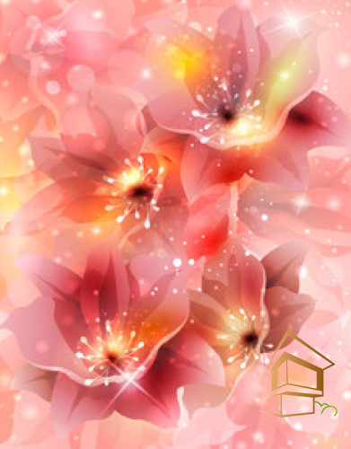 Натяжной потолок с фотопечатью Цветы 315 -  -