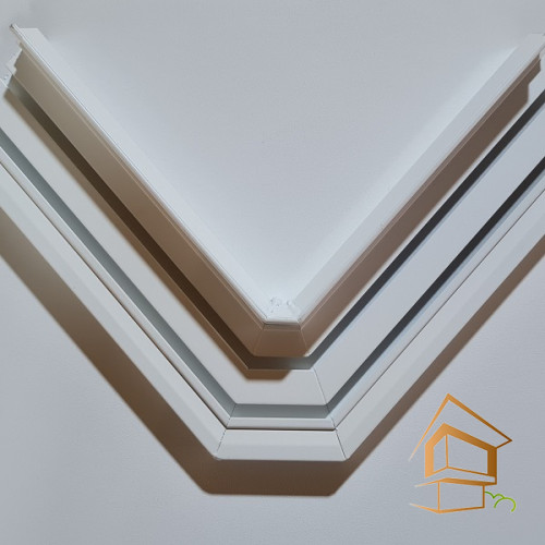 Угол для ПК 15, 90 градусов белый (23*23) обратный - -