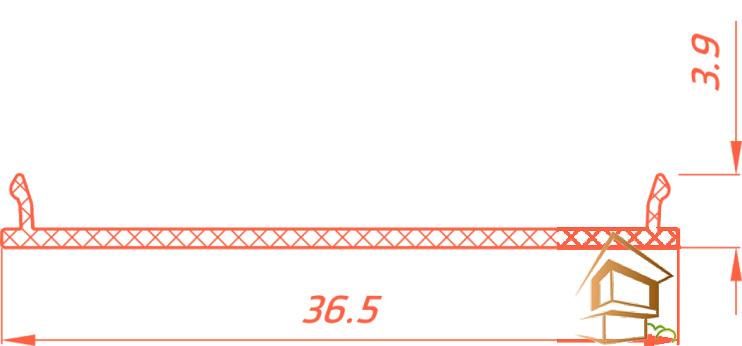 Экран 34 мм черный SCREEN 34 BLACK