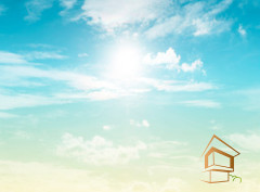 Натяжной потолок с фотопечатью Небо 074