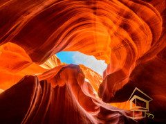 Натяжной потолок с фотопечатью Небо и объекты 136