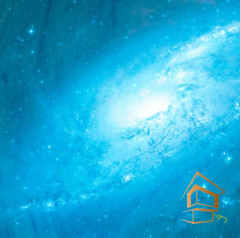 Натяжной потолок с фотопечатью Космос 111