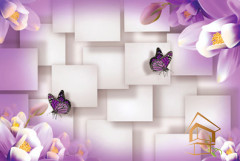 Натяжной потолок с фотопечатью Абстракция 086