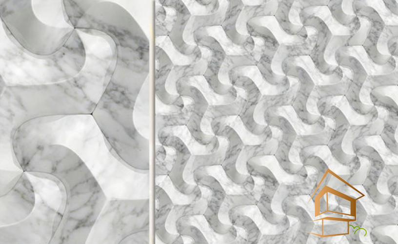 Натяжной потолок с фотопечатью Текстуры-3D 017 - -