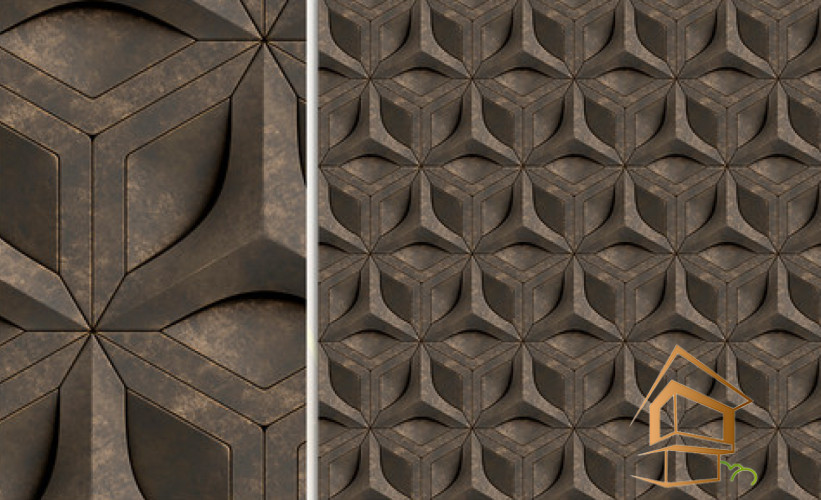 Натяжной потолок с фотопечатью Текстуры-3D 018 -  - 