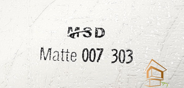 Натяжной потолок MSD декоративный 007 мат 303 (320) -  - 