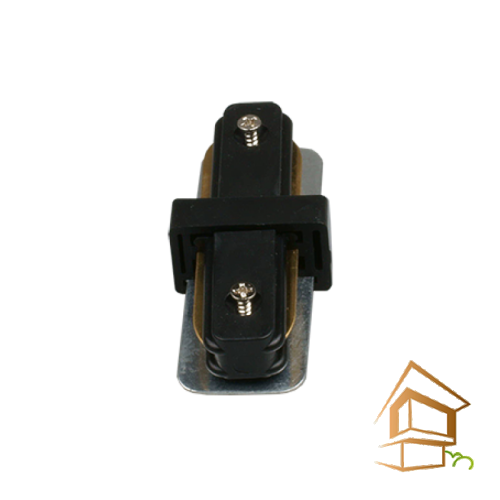 Однофазный коннектор 220V прямой, черный, 75x35мм - 0У-00001357 - 0У-00001357