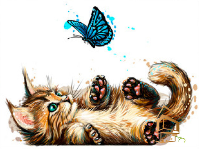 Натяжной потолок с фотопечатью Животный мир 011 - -