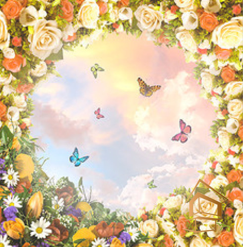 Натяжной потолок с фотопечатью Небо и объекты 021 -  - 