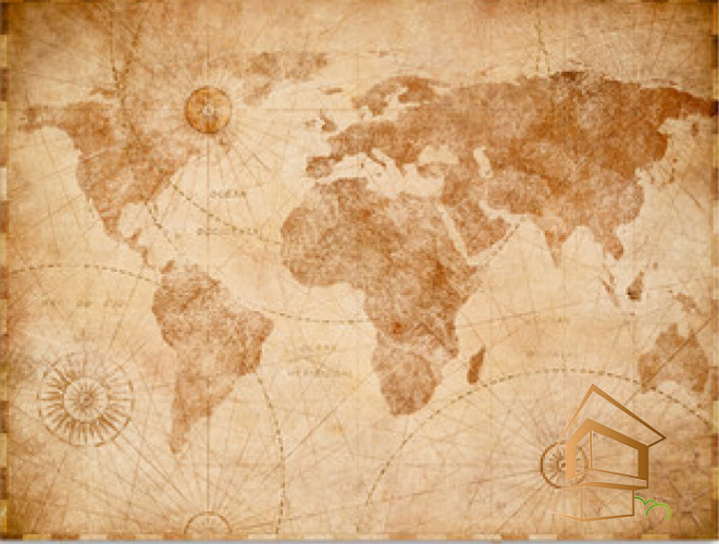 Натяжной потолок с фотопечатью Карты 036 - -