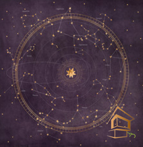 Натяжной потолок с фотопечатью Карты 037 - -