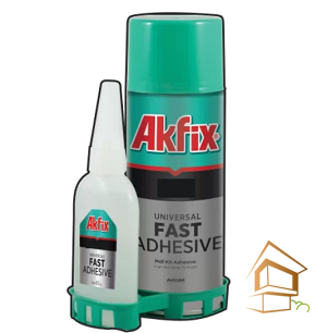 Клей Аkfix двухкомпонентный 705 200 мл+65 гр - -