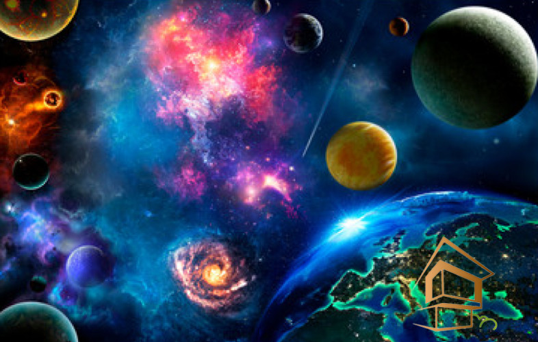 Натяжной потолок с фотопечатью Космос 015 - 15 - 15