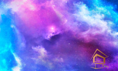 Натяжной потолок с фотопечатью Космос 116