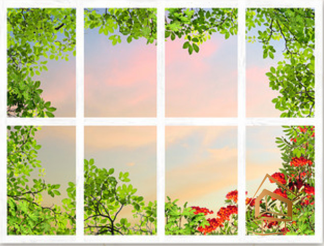 Натяжной потолок с фотопечатью Небо и объекты 024 - -