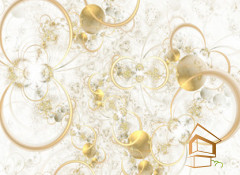 Натяжной потолок с фотопечатью Абстракция 091