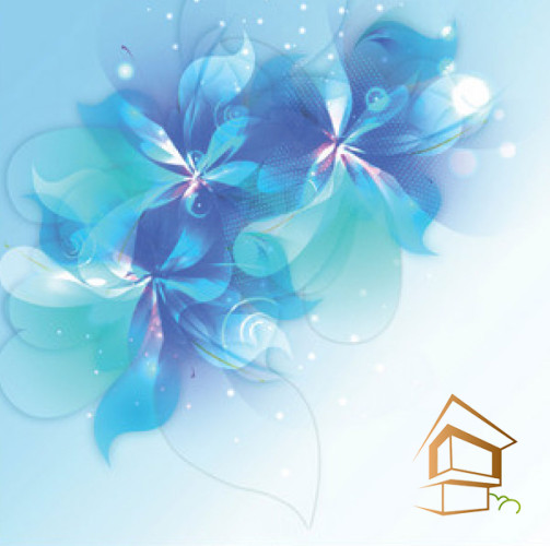 Натяжной потолок с фотопечатью Цветы 322 -  -