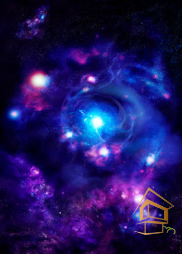 Натяжной потолок с фотопечатью Космос 117 - -