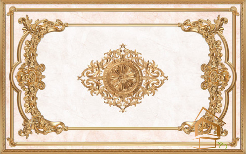 Натяжной потолок с фотопечатью орнаменты и узоры 005 - -