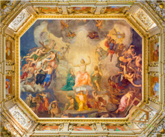 Натяжной потолок с фотопечатью Фрески, своды 082