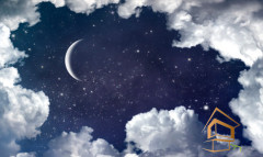 Натяжной потолок с фотопечатью Небо 082