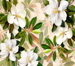 Натяжной потолок с фотопечатью Цветы 214