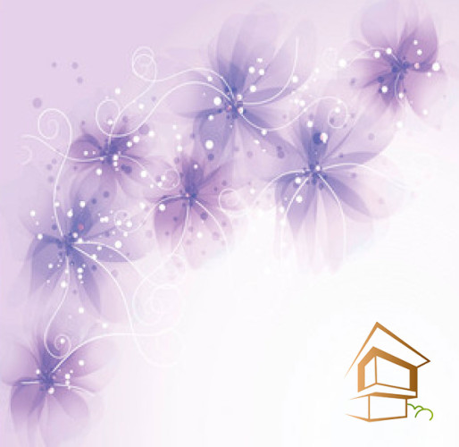 Натяжной потолок с фотопечатью Цветы 324 -  -