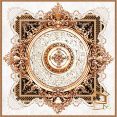 Натяжной потолок с фотопечатью орнаменты и узоры 007