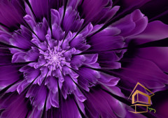 Натяжной потолок с фотопечатью Абстракция 094