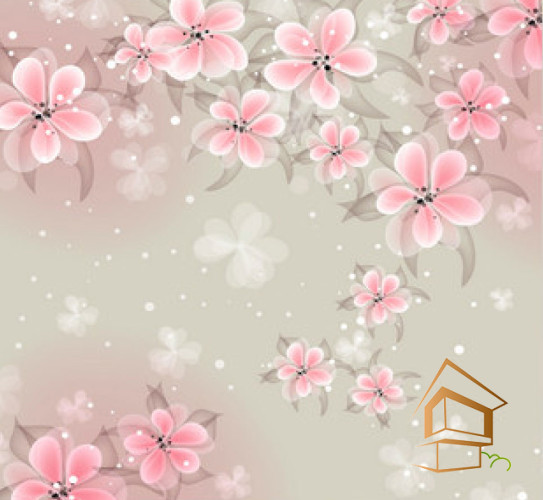 Натяжной потолок с фотопечатью Цветы 325 -  -