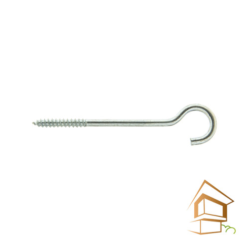 Крюк шуруп-полукольцо 5Х75 мм -  - 