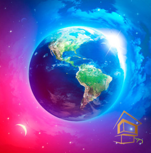 Натяжной потолок с фотопечатью Космос 120 -  - 