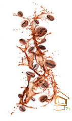 Натяжной потолок с фотопечатью Кухня 023